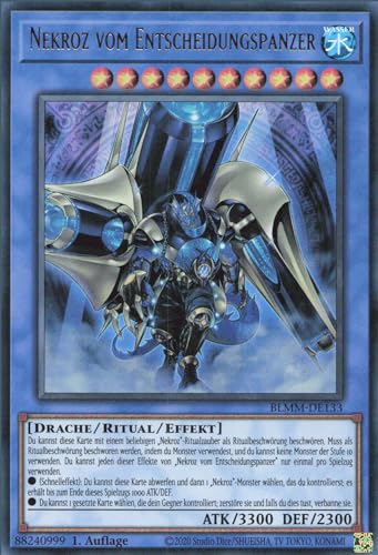 Nekroz vom Entscheidungspanzer BLMM-DE133 Ultra Rare Deutsch Boosterfrisch 1. Auflage - Battles of Legend: Monster Mayhem - mit ReCollectibles-Versandschutz - für Yu-Gi-Oh! Nekroz vom Entscheidungspanzer BLMM-DE133 Ultra Rare Deutsch Boosterfrisch 1. Auflage - Battles of Legend: Monster Mayhem - mit ReCollectibles-Versandschutz - für Yu-Gi-Oh! von ReCollectibles