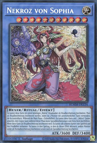 Nekroz von Sophia BLMM-DE134 Secret Rare Deutsch Boosterfrisch 1. Auflage - Battles of Legend: Monster Mayhem - mit ReCollectibles-Versandschutz - für Yu-Gi-Oh! Nekroz von Sophia BLMM-DE134 Secret Rare Deutsch Boosterfrisch 1. Auflage - Battles of Legend: Monster Mayhem - mit ReCollectibles-Versandschutz - für Yu-Gi-Oh! von ReCollectibles