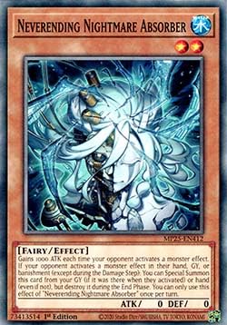 Neverending Nightmare Absorber MP25-EN412 Common Englisch Boosterfrisch 1. Auflage - 2025 Mega-Pack Tin - mit ReCollectibles-Versandschutz - für Yu-Gi-Oh! Neverending Nightmare Absorber MP25-EN412 Common Englisch Boosterfrisch 1. Auflage - 2025 Mega-Pack Tin - mit ReCollectibles-Versandschutz - für Yu-Gi-Oh! von ReCollectibles