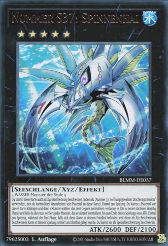 Nummer S37: Spinnenhai BLMM-DE037 Ultra Rare Deutsch Boosterfrisch 1. Auflage - Battles of Legend: Monster Mayhem - mit ReCollectibles-Versandschutz - für Yu-Gi-Oh! Nummer S37: Spinnenhai BLMM-DE037 Ultra Rare Deutsch Boosterfrisch 1. Auflage - Battles of Legend: Monster Mayhem - mit ReCollectibles-Versandschutz - für Yu-Gi-Oh! von ReCollectibles