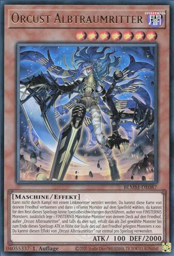 Orcust Albtraumritter BLMM-DE087 Ultra Rare Deutsch Boosterfrisch 1. Auflage - Battles of Legend: Monster Mayhem - mit ReCollectibles-Versandschutz - für Yu-Gi-Oh! Orcust Albtraumritter BLMM-DE087 Ultra Rare Deutsch Boosterfrisch 1. Auflage - Battles of Legend: Monster Mayhem - mit ReCollectibles-Versandschutz - für Yu-Gi-Oh! von ReCollectibles