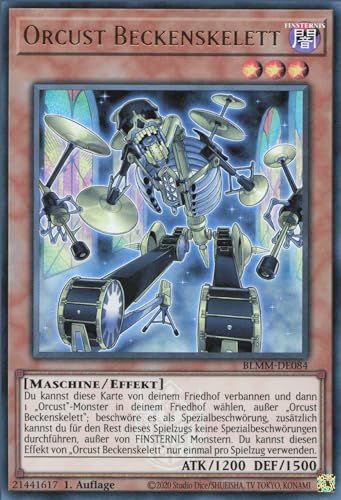 Orcust Beckenskelett BLMM-DE084 Ultra Rare Deutsch Boosterfrisch 1. Auflage - Battles of Legend: Monster Mayhem - mit ReCollectibles-Versandschutz - für Yu-Gi-Oh! Orcust Beckenskelett BLMM-DE084 Ultra Rare Deutsch Boosterfrisch 1. Auflage - Battles of Legend: Monster Mayhem - mit ReCollectibles-Versandschutz - für Yu-Gi-Oh! von ReCollectibles