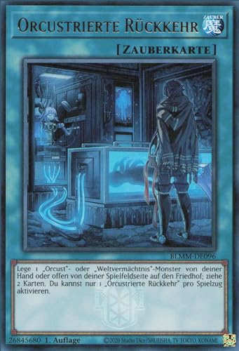 Orcustrierte Rückkehr BLMM-DE096 Ultra Rare Deutsch Boosterfrisch 1. Auflage - Battles of Legend: Monster Mayhem - mit ReCollectibles-Versandschutz - für Yu-Gi-Oh! Orcustrierte Rückkehr BLMM-DE096 Ultra Rare Deutsch Boosterfrisch 1. Auflage - Battles of Legend: Monster Mayhem - mit ReCollectibles-Versandschutz - für Yu-Gi-Oh! von ReCollectibles