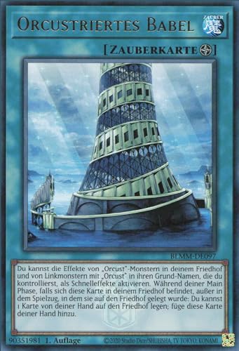 Orcustriertes Babel BLMM-DE097 Ultra Rare Deutsch Boosterfrisch 1. Auflage - Battles of Legend: Monster Mayhem - mit ReCollectibles-Versandschutz - für Yu-Gi-Oh! Orcustriertes Babel BLMM-DE097 Ultra Rare Deutsch Boosterfrisch 1. Auflage - Battles of Legend: Monster Mayhem - mit ReCollectibles-Versandschutz - für Yu-Gi-Oh! von ReCollectibles