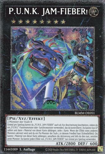 P.U.N.K. Jam-Fieber! (V.2) BLMM-DE051 Starlight Rare Deutsch Boosterfrisch 1. Auflage - Battles of Legend: Monster Mayhem - mit ReCollectibles-Versandschutz - für Yu-Gi-Oh! von ReCollectibles
