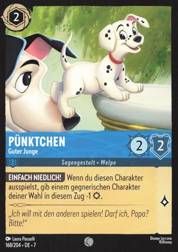 Pünktchen - Guter Junge 7ARI-168 Common Deutsch Boosterfrisch - Archazia's Island - mit ReCollectibles-Versandschutz - für Lorcana Pünktchen - Guter Junge 7ARI-168 Common Deutsch Boosterfrisch - Archazia's Island - mit ReCollectibles-Versandschutz - für Lorcana von ReCollectibles