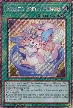 Purrely Pretty Memory (V.4) RA02-EN072 Platinum Secret Rare Englisch Boosterfrisch 1. Auflage - 25th Anniversary Rarity Collection II - mit ReCollectibles-Versandschutz - für Yu-Gi-Oh! von ReCollectibles
