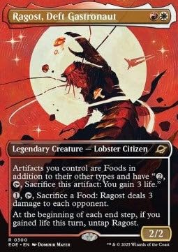 Ragost, Deft Gastronaut XEOE-300 Rare Deutsch Boosterfrisch Foil - Edge of Eternities: Extras - mit ReCollectibles-Versandschutz - für Magic/MTG Ragost, Deft Gastronaut XEOE-300 Rare Deutsch Boosterfrisch Foil - Edge of Eternities: Extras - mit ReCollectibles-Versandschutz - für Magic/MTG von ReCollectibles