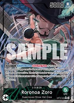 Roronoa Zoro (OP12-020) (V.2) OP12 Alternate Art Englisch Boosterfrisch - Legacy of The Master - mit ReCollectibles-Versandschutz - für One Piece von ReCollectibles