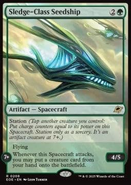 Saatschiff der Schlitten-Klasse EOE-208 Rare Deutsch Boosterfrisch - Edge of Eternities - mit ReCollectibles-Versandschutz - für Magic/MTG von ReCollectibles
