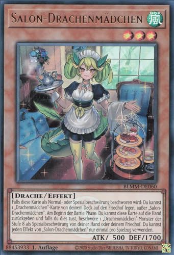 Salon-Drachenmädchen BLMM-DE060 Ultra Rare Deutsch Boosterfrisch 1. Auflage - Battles of Legend: Monster Mayhem - mit ReCollectibles-Versandschutz - für Yu-Gi-Oh! Salon-Drachenmädchen BLMM-DE060 Ultra Rare Deutsch Boosterfrisch 1. Auflage - Battles of Legend: Monster Mayhem - mit ReCollectibles-Versandschutz - für Yu-Gi-Oh! von ReCollectibles
