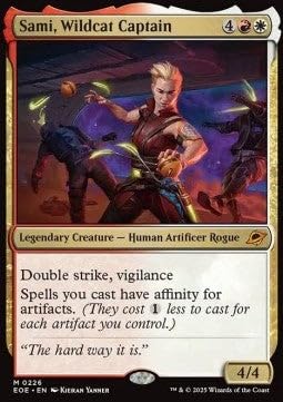 Sami, Wildkatzen-Kapitänx EOE-226 Mythic Deutsch Boosterfrisch - Edge of Eternities - mit ReCollectibles-Versandschutz - für Magic/MTG Sami, Wildkatzen-Kapitänx EOE-226 Mythic Deutsch Boosterfrisch - Edge of Eternities - mit ReCollectibles-Versandschutz - für Magic/MTG von ReCollectibles