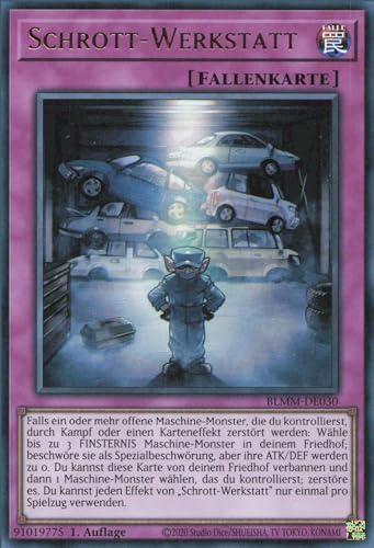 Schrott-Werkstatt BLMM-DE030 Ultra Rare Deutsch Boosterfrisch 1. Auflage - Battles of Legend: Monster Mayhem - mit ReCollectibles-Versandschutz - für Yu-Gi-Oh! Schrott-Werkstatt BLMM-DE030 Ultra Rare Deutsch Boosterfrisch 1. Auflage - Battles of Legend: Monster Mayhem - mit ReCollectibles-Versandschutz - für Yu-Gi-Oh! von ReCollectibles