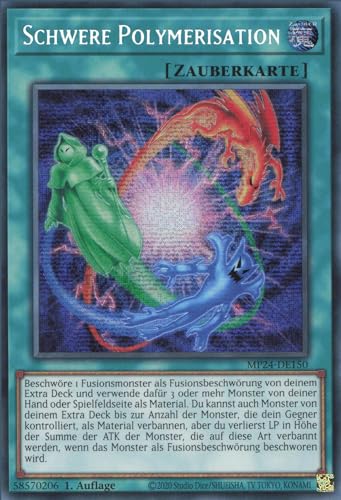 Schwere Polymerisation MP24-DE150 Secret Rare Deutsch Near Mint 1. Auflage - 25th Anniversary Tin: Dueling Mirrors - mit ReCollectibles-Versandschutz - für Yu-Gi-Oh! Schwere Polymerisation MP24-DE150 Secret Rare Deutsch Near Mint 1. Auflage - 25th Anniversary Tin: Dueling Mirrors - mit ReCollectibles-Versandschutz - für Yu-Gi-Oh! von ReCollectibles