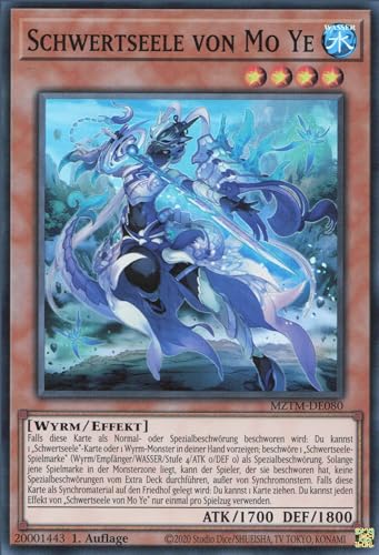 Schwertseele von Mo Ye MZTM-DE080 Super Rare Deutsch Boosterfrisch 1. Auflage - Maze of The Master - mit ReCollectibles-Versandschutz - für Yu-Gi-Oh! Schwertseele von Mo Ye MZTM-DE080 Super Rare Deutsch Boosterfrisch 1. Auflage - Maze of The Master - mit ReCollectibles-Versandschutz - für Yu-Gi-Oh! von ReCollectibles