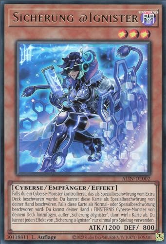 Sicherung @Ignister ALIN-DE002 Ultra Rare Deutsch Boosterfrisch 1. Auflage - Alliance Insight - mit ReCollectibles-Versandschutz - für Yu-Gi-Oh! Sicherung @Ignister ALIN-DE002 Ultra Rare Deutsch Boosterfrisch 1. Auflage - Alliance Insight - mit ReCollectibles-Versandschutz - für Yu-Gi-Oh! von ReCollectibles