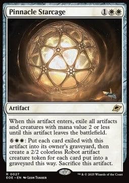 Sternenkäfig des Kulminats EOE-27 Rare Deutsch Boosterfrisch Foil - Edge of Eternities - mit ReCollectibles-Versandschutz - für Magic/MTG Sternenkäfig des Kulminats EOE-27 Rare Deutsch Boosterfrisch Foil - Edge of Eternities - mit ReCollectibles-Versandschutz - für Magic/MTG von ReCollectibles