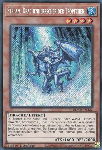 Stream, Drachenherrscher der Tröpfchen BLMM-DE122 Secret Rare Deutsch Boosterfrisch 1. Auflage - Battles of Legend: Monster Mayhem - mit ReCollectibles-Versandschutz - für Yu-Gi-Oh! Stream, Drachenherrscher der Tröpfchen BLMM-DE122 Secret Rare Deutsch Boosterfrisch 1. Auflage - Battles of Legend: Monster Mayhem - mit ReCollectibles-Versandschutz - für Yu-Gi-Oh! von ReCollectibles
