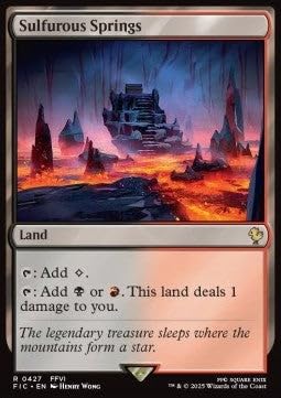 Sulfurous Springs FIC-427 Rare Englisch Boosterfrisch - Commander: Magic: The Gathering - FINAL Fantasy - mit ReCollectibles-Versandschutz - für Magic/MTG von ReCollectibles