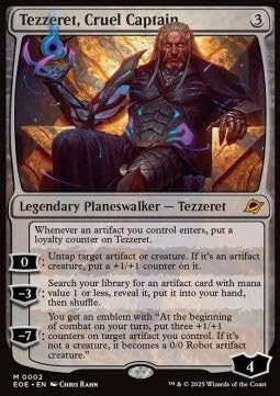 Tezzeret, herzloser Kapitän EOE-2 Mythic Deutsch Boosterfrisch - Edge of Eternities - mit ReCollectibles-Versandschutz - für Magic/MTG Tezzeret, herzloser Kapitän EOE-2 Mythic Deutsch Boosterfrisch - Edge of Eternities - mit ReCollectibles-Versandschutz - für Magic/MTG von ReCollectibles