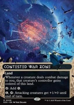 Umkämpftes Kriegsgebiet (V.1) EOS-8 Rare Deutsch Boosterfrisch - Stellar Sights - mit ReCollectibles-Versandschutz - für Magic/MTG von ReCollectibles