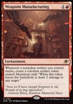 Waffenproduktion EOE-168 Rare Deutsch Boosterfrisch Foil - Edge of Eternities - mit ReCollectibles-Versandschutz - für Magic/MTG Waffenproduktion EOE-168 Rare Deutsch Boosterfrisch Foil - Edge of Eternities - mit ReCollectibles-Versandschutz - für Magic/MTG von ReCollectibles