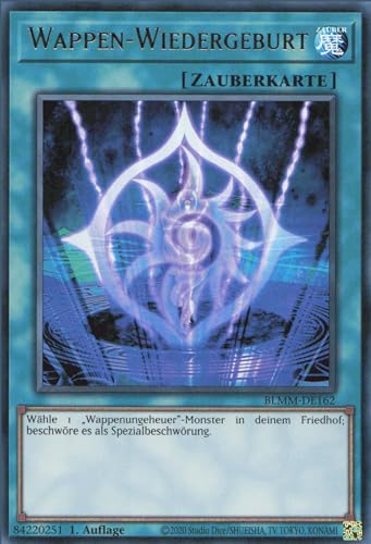 Wappen-Wiedergeburt BLMM-DE162 Ultra Rare Deutsch Boosterfrisch 1. Auflage - Battles of Legend: Monster Mayhem - mit ReCollectibles-Versandschutz - für Yu-Gi-Oh! Wappen-Wiedergeburt BLMM-DE162 Ultra Rare Deutsch Boosterfrisch 1. Auflage - Battles of Legend: Monster Mayhem - mit ReCollectibles-Versandschutz - für Yu-Gi-Oh! von ReCollectibles