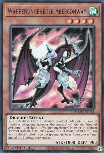 Wappenungeheuer Aberconway BLMM-DE114 Ultra Rare Deutsch Boosterfrisch 1. Auflage - Battles of Legend: Monster Mayhem - mit ReCollectibles-Versandschutz - für Yu-Gi-Oh! Wappenungeheuer Aberconway BLMM-DE114 Ultra Rare Deutsch Boosterfrisch 1. Auflage - Battles of Legend: Monster Mayhem - mit ReCollectibles-Versandschutz - für Yu-Gi-Oh! von ReCollectibles