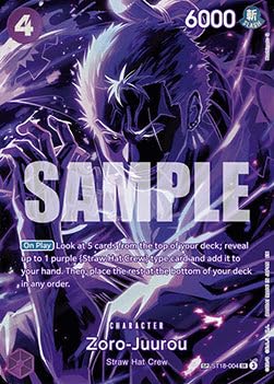 Zoro-Juurou (ST18-004) OP12 Special Rare Englisch Boosterfrisch - Legacy of The Master - mit ReCollectibles-Versandschutz - für One Piece von ReCollectibles