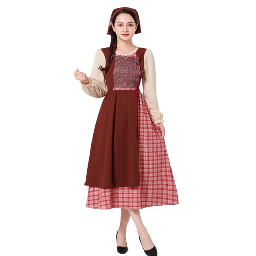 Elegantes Cosplay-Kleid, Anime-Charakter-Kostüm, Rollenspiel-Outfit für Halloween, Party, Game Convention, LARP Himiko-Toga-Cosplay-Kostüm (Red, M) von ReSin90s
