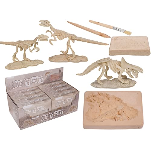 Ausgrabungsset Dino-Skelett mit Pinsel und Meißel Mitgebsel Kindergeburtstag Kinderspielzeug Ausgrabungsset Dino-Skelett mit Pinsel und Meißel Mitgebsel Kindergeburtstag Kinderspielzeug von ReWu