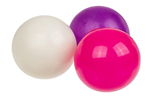 ReWu Glow Ball 3er Set Throw & Glow Balls, leuchtende Bälle die im Dunkeln leuchten für Kind und Hund, Antistress Ball von ReWu