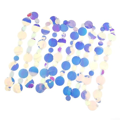 Auffällige PVC-Paillettenvorhänge für Hochzeiten und Veranstaltungen, erhöhen Ihr Dekorationsspiel (schickes Blau) von ReachMall