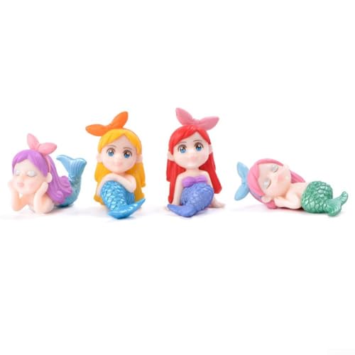 Bunte Meerjungfrauen-Figuren für Event-Dekoration, 4-teiliges Set für Kuchen und mehr Bunte Meerjungfrauen-Figuren für Event-Dekoration, 4-teiliges Set für Kuchen und mehr von ReachMall