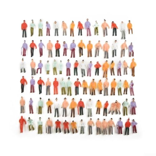 Innovatives Design, 50 Stück, bunte menschliche Figuren, perfekt für die Verbesserung von Eisenbahnausstellungen Innovatives Design, 50 Stück, bunte menschliche Figuren, perfekt für die Verbesserung von Eisenbahnausstellungen von ReachMall