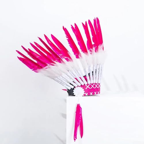 ReachMall Exquisiter Feder-Kopfschmuck für Kostüme, perfekt geeignet für Halloween-Veranstaltungen und Theateraufführungen (3) von ReachMall