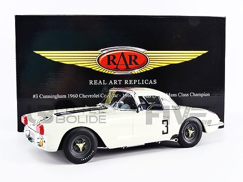 Real Art Replicas - Chevrolet Corvette Cunningham - Le Mans 1960-1/18 von Real Art Replicas