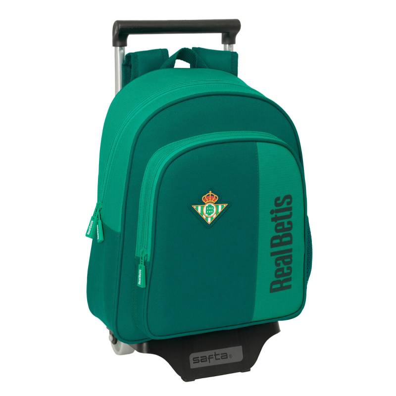 Schulrucksack mit Rädern Real Betis Balompié grün 28 x 34 x 10 cm von Real Betis Balompié