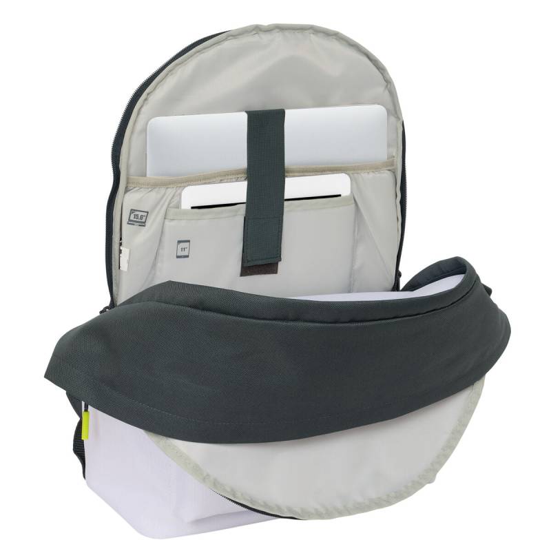 Schulrucksack Real Madrid C.F. Weiß 31 x 44 x 18 cm von Real Madrid C.F.