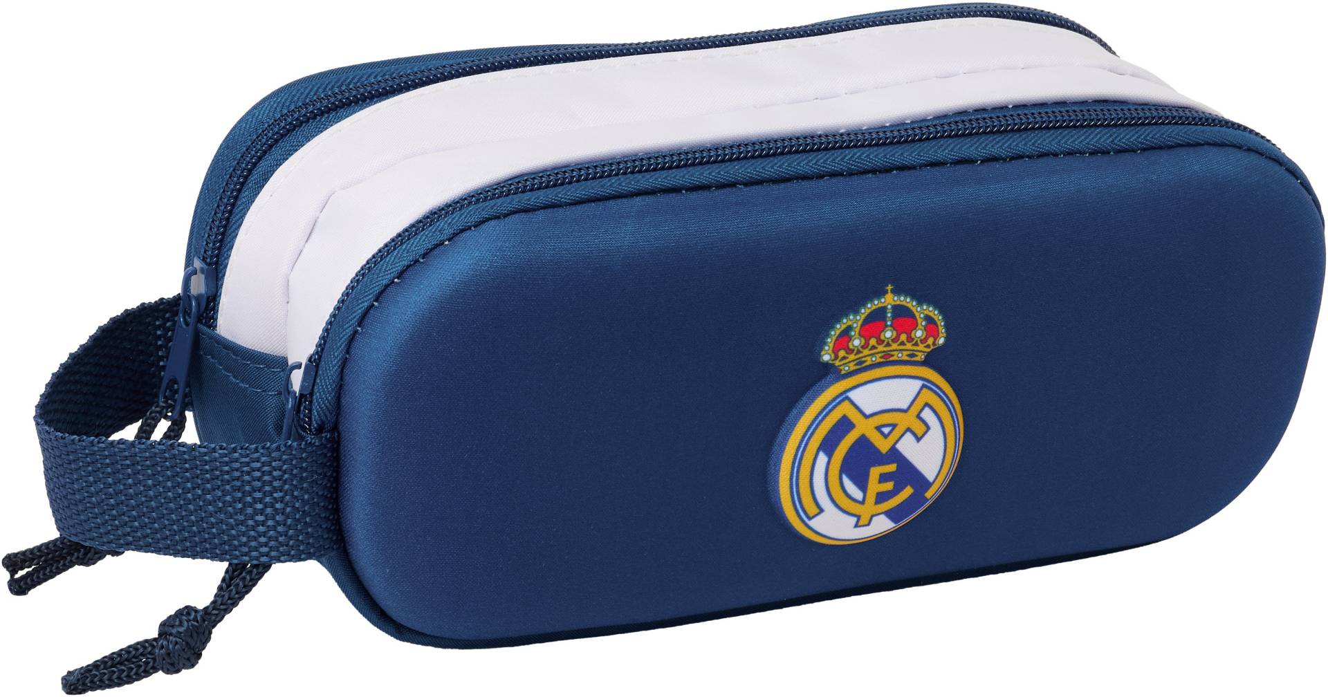 Real Madrid 3D Doppel-Federmäppchen, Blau Real Madrid 3D Doppel-Federmäppchen, Blau von Real Madrid