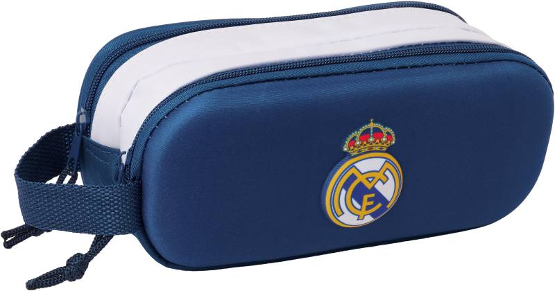 Real Madrid 3D Doppel-Federmäppchen, Blau von Real Madrid