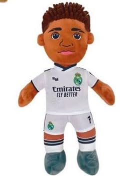 Real Madrid Vinícius Junior Plüschtier, 40 cm, offizielles Lizenzprodukt von Real Madrid