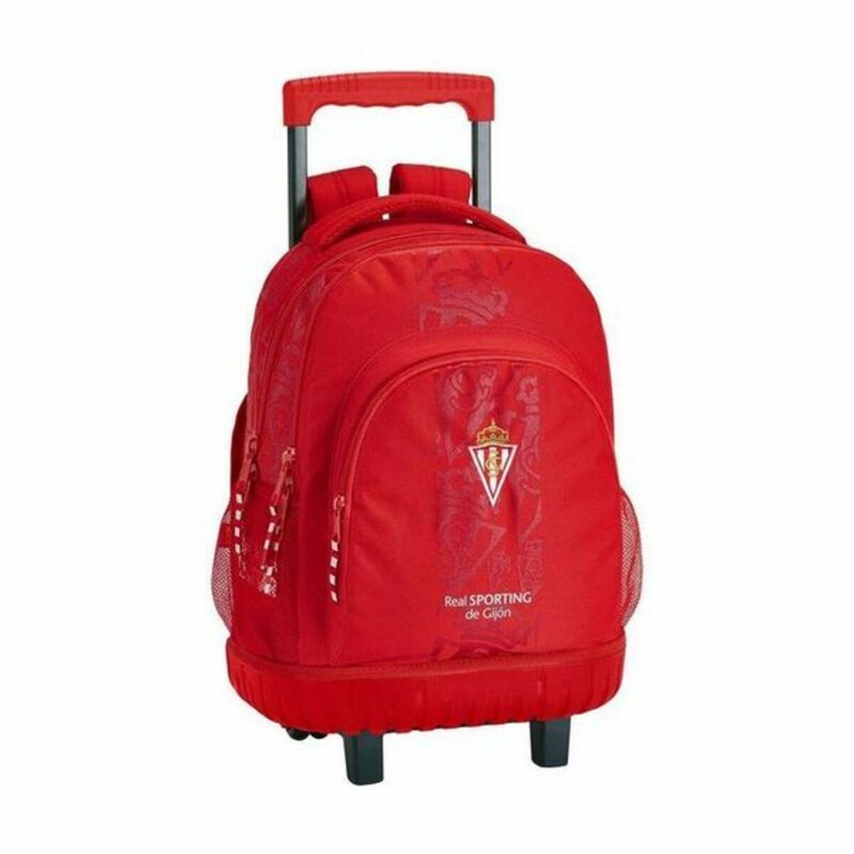 Schulrucksack mit Rädern Compact Real Sporting de Gijón SF-611972-818 Rot (32 x 45 x 21 cm) von Real Sporting de Gijón