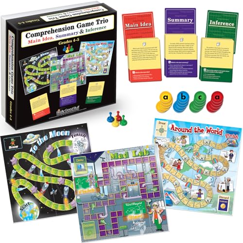 Really Good Stuff Comprehension Game Trio Main Idea, Summary-Level, Klasse 4 bis 5 Set of 1 von Really Good Stuff