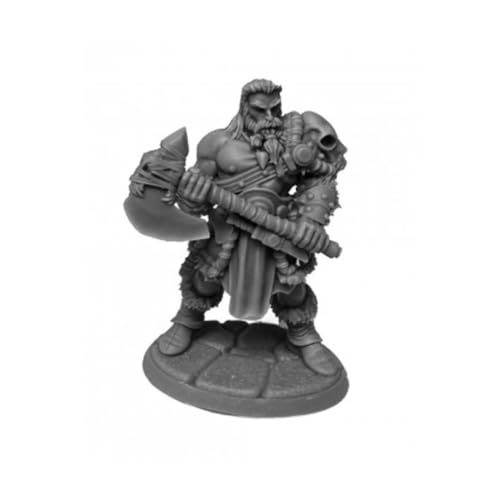 Reaper Miniatures 1 x Kreed Bloodbeard Bones USA Dungeon Dwellers – Tabletop Figur Role Playing Game Rollenspiele – 7095 von Reaper Miniatures