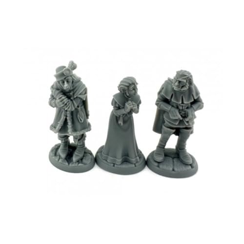 Reaper Miniatures 3 x Townsfolk: Captives Bones USA Dungeon Dwellers – Tabletop Figur Role Playing Game Rollenspiele – 7111 von Reaper Miniatures