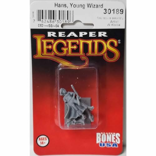 Reaper Miniatures Young Wizard Miniatur-Figur, 25 mm, heldenhafte Skala Reaper Bones USA Reaper Miniatures Young Wizard Miniatur-Figur, 25 mm, heldenhafte Skala Reaper Bones USA von Reaper Miniatures