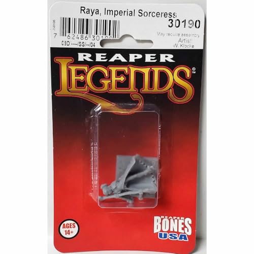 Reaper Miniatures Zauberin Miniatur-Figur, 25 mm, heldenhafte Skala Reaper Bones USA Reaper Miniatures Zauberin Miniatur-Figur, 25 mm, heldenhafte Skala Reaper Bones USA von Reaper Miniatures