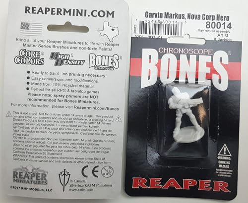 Pechetruite 1 x Garvin Markus NOVA Corp Hero Chronoscope - Reaper Bones Miniature zum Rollenspiel Kriegsspiel - 80014 Pechetruite 1 x Garvin Markus NOVA Corp Hero Chronoscope - Reaper Bones Miniature zum Rollenspiel Kriegsspiel - 80014 von Reaper