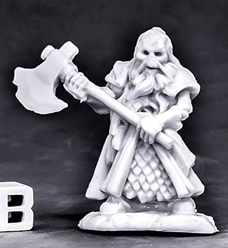 Pechetruite 1 x Undying Dwarf Warrior - Reaper Bones Miniature zum Rollenspiel Kriegsspiel - 77561 von Pechetruite